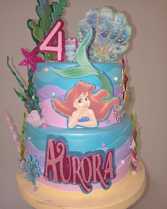 torta decorativa "la sirenetta"