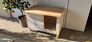 Casetta di legno per cane mezza taglia