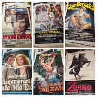Lotto Manifesti Cinema Originali anni '60/'70/'80
