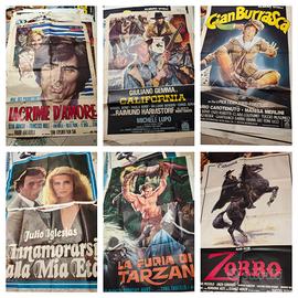 Lotto Manifesti Cinema Originali anni '60/'70/'80