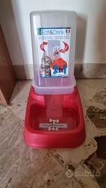 Distributore Acqua/Cibo per Cani e Gatti Nuovo
