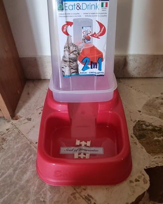 Distributore Acqua/Cibo per Cani e Gatti Nuovo