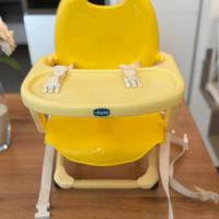 Rialzo sedia da bambini Chicco pocket snack giallo
