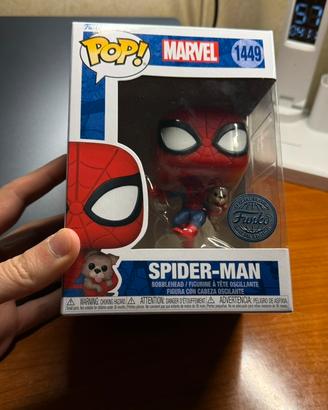 Funko Pop Marvel Spider-Man with Sandwich the Dog