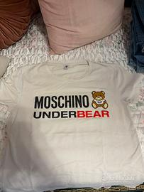 Maglietta MOSCHINO bianca originale manica corta