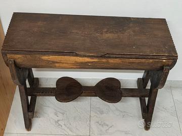 Antica madia/artesa toscana in legno massello 