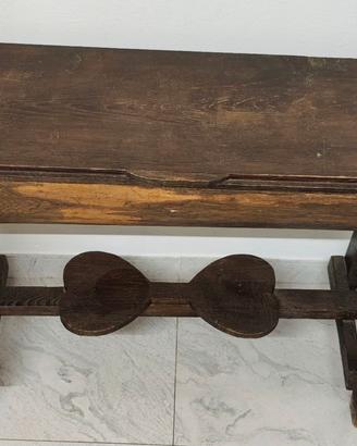 Antica madia/artesa toscana in legno massello 