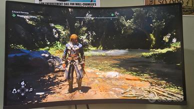 monitor gaming Lg UltraGear 27 pollici curvo 