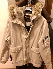 Bomber Woolrich crema uomo L
