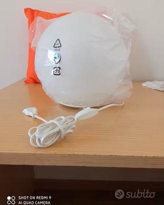 Prezzo re.ga.lo x lampada tonda di vetro bianco
