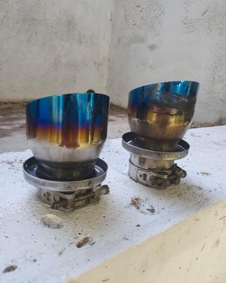 Coppia Terminali di Scarico Stile BMW 335
