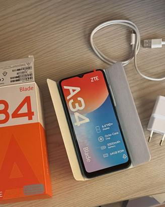 ZTE Blade A34 - 64GB - NUOVO (completo di tutto)