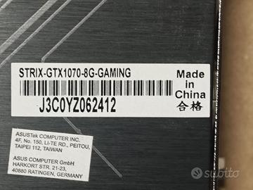 ASUS GTX 1070 8GB GAMING