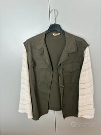 Giacca /Camicia Militare Kontatto Maniche in Pizzo