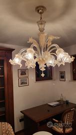 Lampadario in vetro di Murano