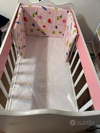 Lettino per bambini con funzione dondolo