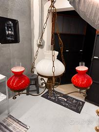 lampadari in ottone anni 60 