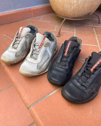 Scarpa Prada Luna Rossa vintage anno 2000