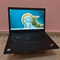 Lenovo ThinkPad T480  Intel Core i7- 8550u 16 ram 