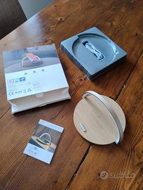 lampada led da tavolo ricarica wireless telefono