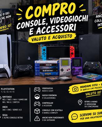 A.C.Q.U.I.S.T.O CONSOLE E ALTRO
