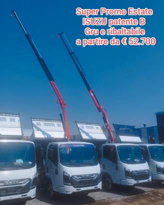 ISUZU M21 GRU E RIBALTABILE