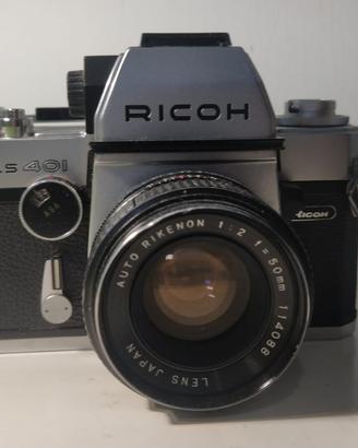 Ricoh TLS 401 con Obiettivo Auto Rikenon 50mm f2