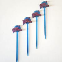 RARO VINTAGE PLANET HOLLYWOOD 4 SWIZZLE STICK '90