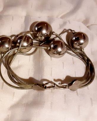 Bracciale Sfere Anni'90-Arg.925