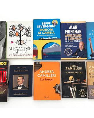 10 libri: Camilleri, attualita’, narrativa, gialli