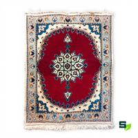 TAPPETO PERSIANO NAIN PICCOLO CAMPO ROSSO 81x61