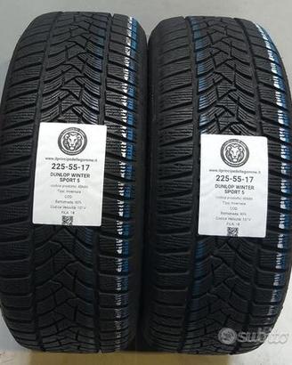 2 gomme 225 55 17 dunlop a40686