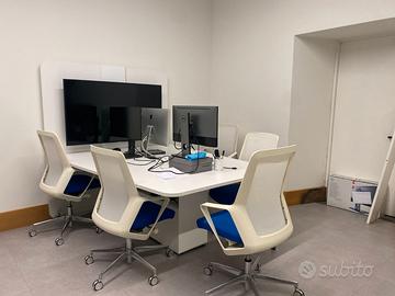 Postazioni ufficio complete bench 2/4/6 postazioni