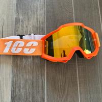 Mascherina occhiali moto cross/scii/snowboard 100