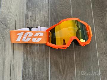 Mascherina occhiali moto cross/scii/snowboard 100