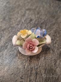 Royal Doulton - vintage piccolo cestino  di fiori