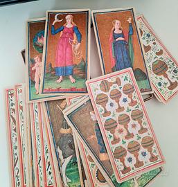 Tarot dei Visconti  vintage  Accademia di Carrar