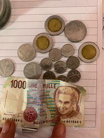 Monete e banconote della Lira