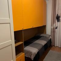 Armadio a ponte con letto incluso