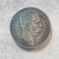 Moneta Re Umberto I anno 1879