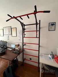 Spalliera esercizi postirali, trazioni etc…