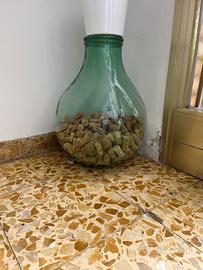 Vaso vetro verde Empolese