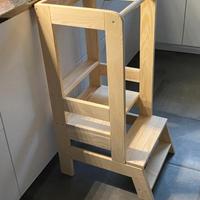 Scaletta torre Montessori regolabile in legno