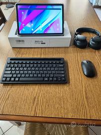tablet 11 pollici seminuvo con cuffia bluetooth