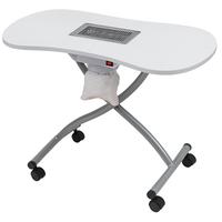 Tavolino onicotecnica con aspiratore integrato