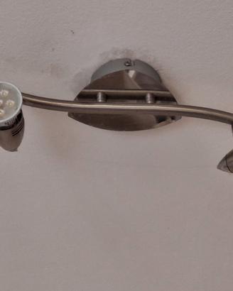 Lampadario con faretti orientabili + Omaggio