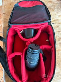 borsa tracolla con zoom fotografia