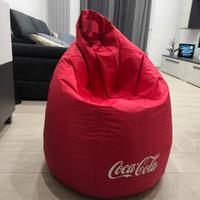 Pouf/ Poltrona a sacco Coca-Cola