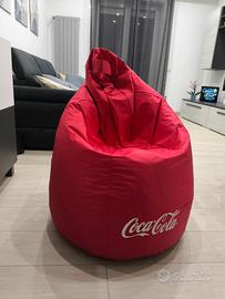 Pouf/ Poltrona a sacco Coca-Cola