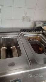 FRIGGITRICE A DUE VASCHE LT 20 + LT 20 